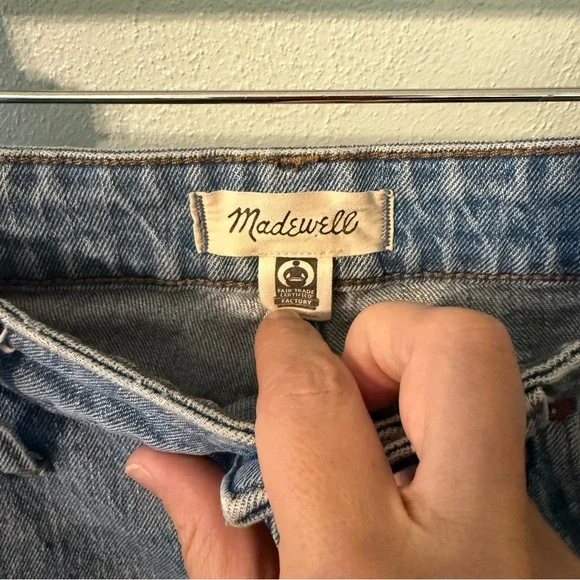 Madewell Light Blue The Curvy Perfect Vintage Jeans Size 30 Women High Rise - Picture 3 of 11
